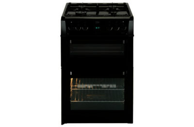 Beko BDVG694 Double Gas Cooker - Black